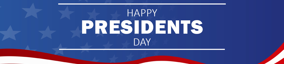 Presidents Day holiday banner